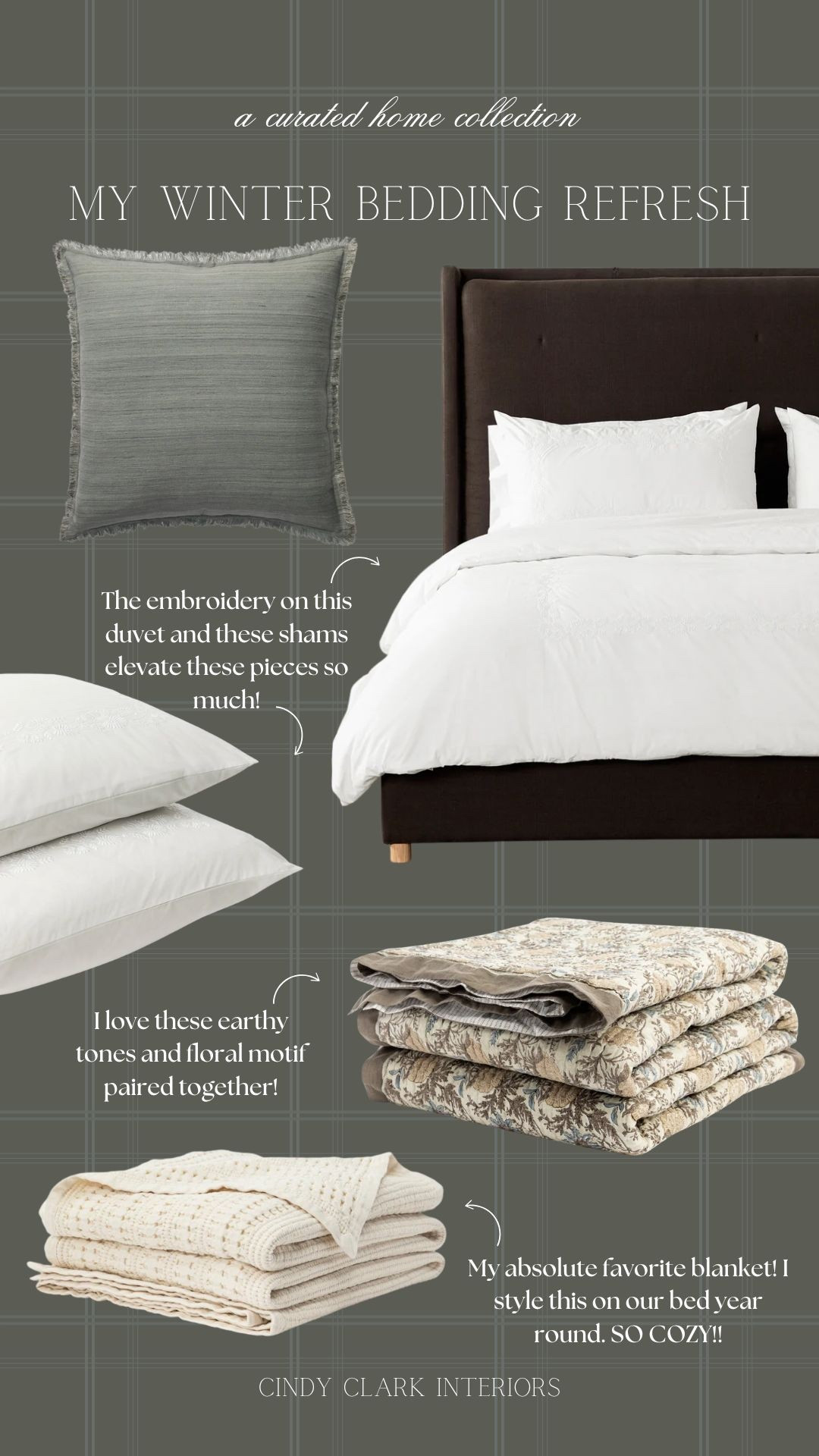 I got the prettiest new bedding pieces in the mail from McGee & Co. for a winter bedding refresh, and the best part is they're on sale! I absolutely love the earthy tones and motif on this block print quilt, and these embroidered shams and matching duvet cover are stunning. All of the details paired with the high-quality and cozy factor make this a dream! 

#LTKHome #LTKSaleAlert