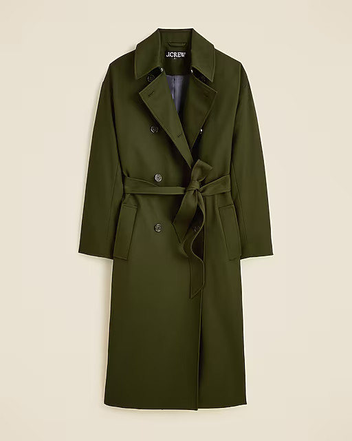 Trench coat in wool blend | J. Crew US