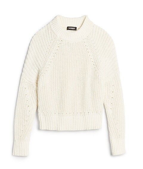 Mixed Stitch Pullover Sweater | Express
