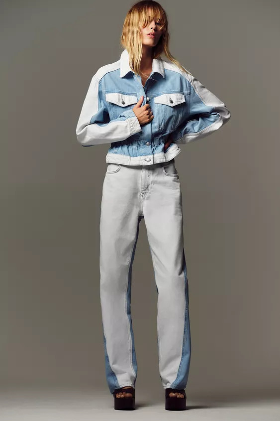 Z1975 COMBINED DENIM JACKET | Zara UK