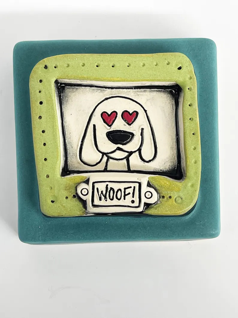 Clique Tile - Woof! - Etsy | Etsy (US)