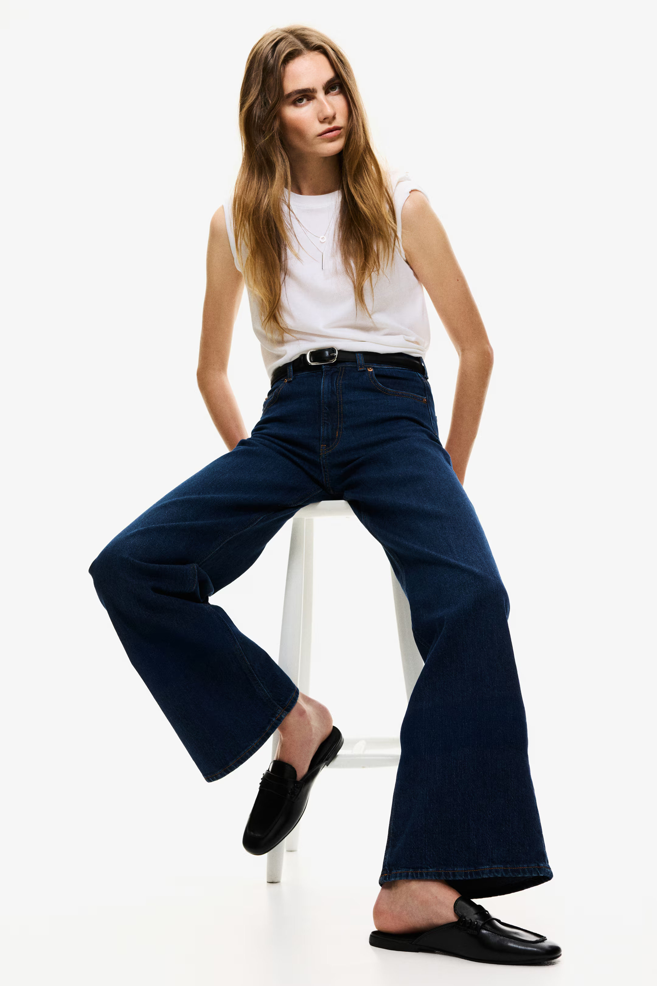 Harper High Rise Wide Leg Jeans | H&M (US + CA)