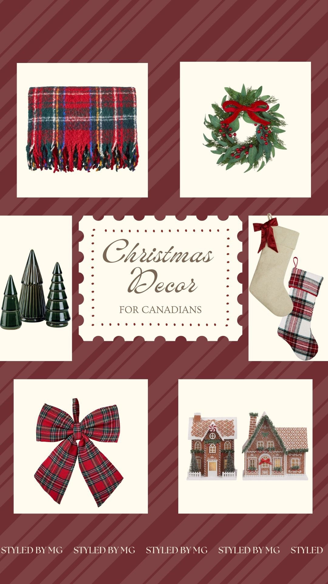 Red and green Christmas decor for Canadians!

#LTKcanada #LTKhome #LTKholiday