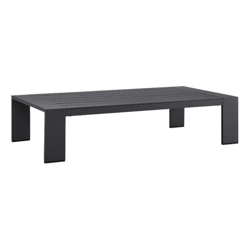 Modway Tahoe Aluminum Outdoor Patio Coffee Table in Gray | Amazon (US)