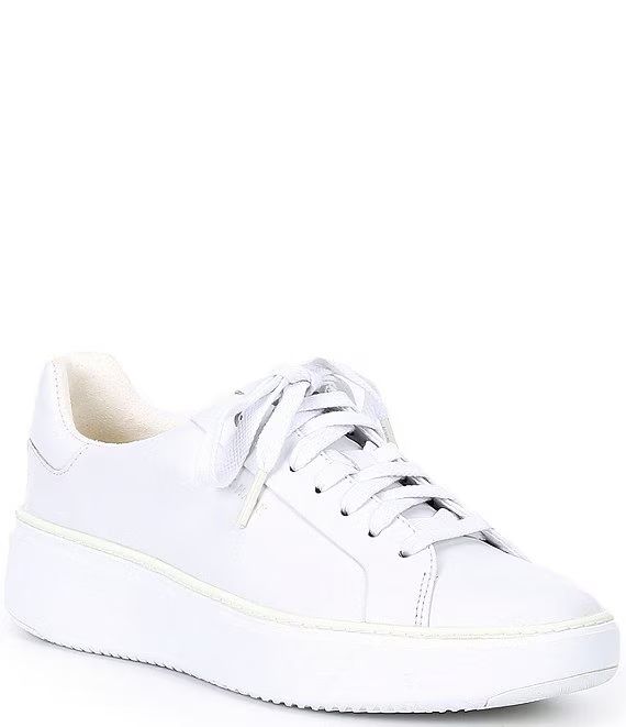 Women's Topspin Lace-Up Leather Sneakers | Dillard's