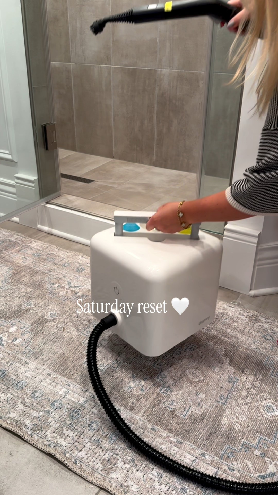 My go-to steamer for deep cleaning tile, glass, and grout 🤍
I use this weekly — no harsh chemicals, just steam. 

#LTKHome