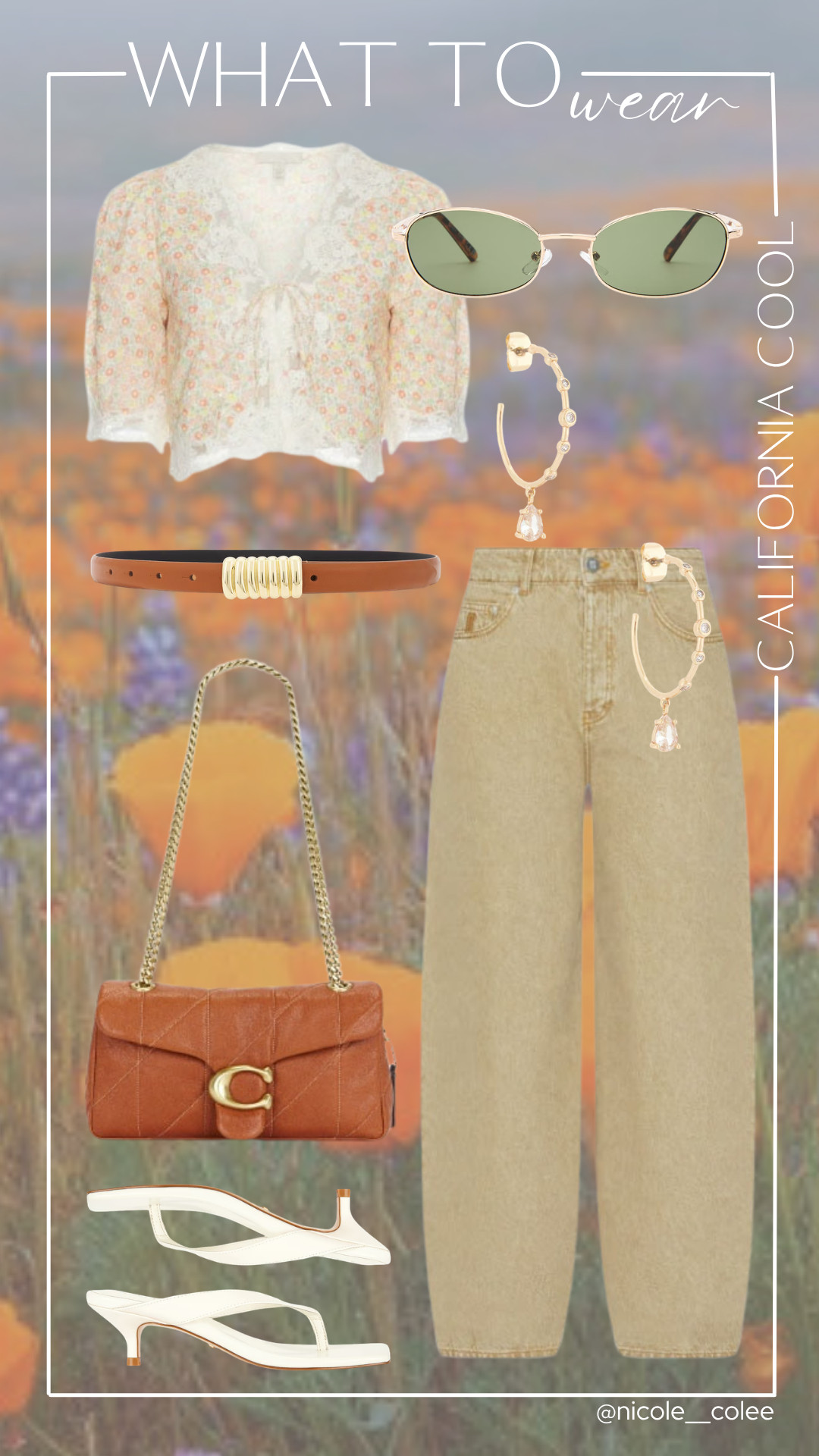 🌼 California Cool

Soft neutrals never miss. 🤍

A romantic blouse, relaxed denim, vintage-inspired accessories, and kitten heels make this one of those outfits that feels timeless and effortless all at once.

Everything is linked in my LTK.

#LTKStyle #NeutralStyle #CaliforniaStyle #EverydayFashion #ClassicStyle 

 #LTKdayinmylife #LTKstorytime #LTKSeasonal