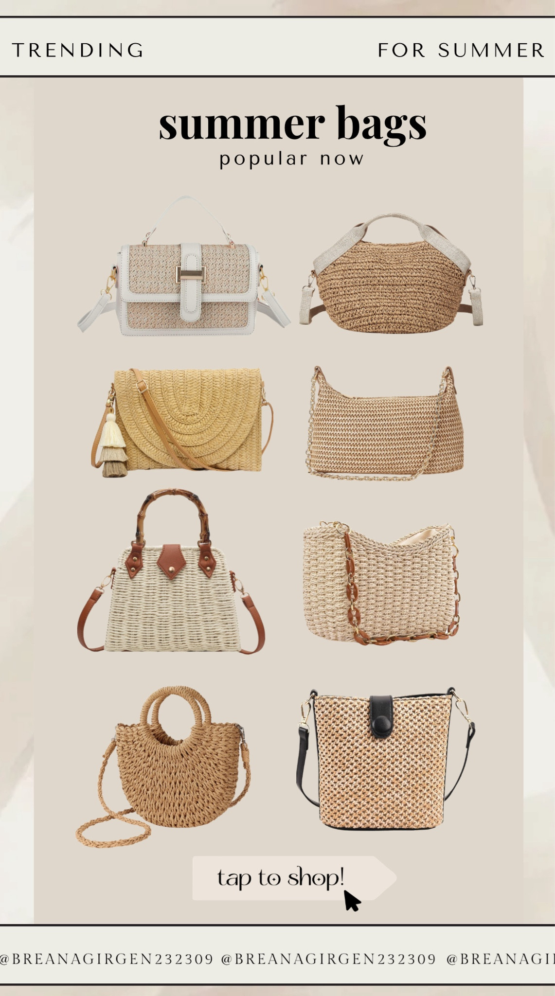 Summer bags, trending now!





Summer bags, summer purses, shoulder bags, shoulder purses, satchels

#LTKStyleTip #LTKFindsUnder100 #LTKItBag