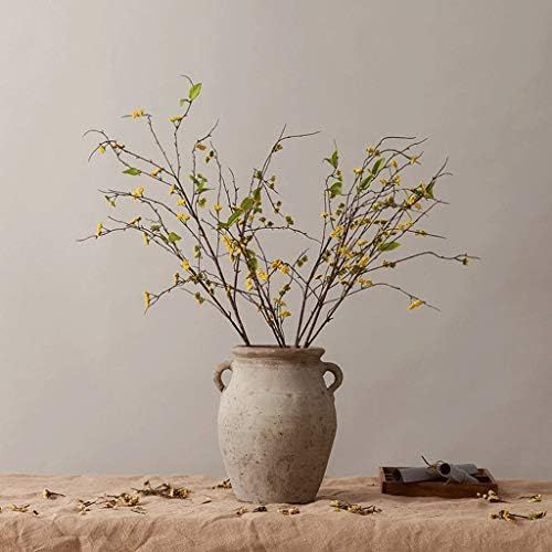LHBNH Decorative vase Ceramic Vase AXZHYZ190531007 Antique Distressed Stoneware Dried Flower Deco... | Amazon (US)
