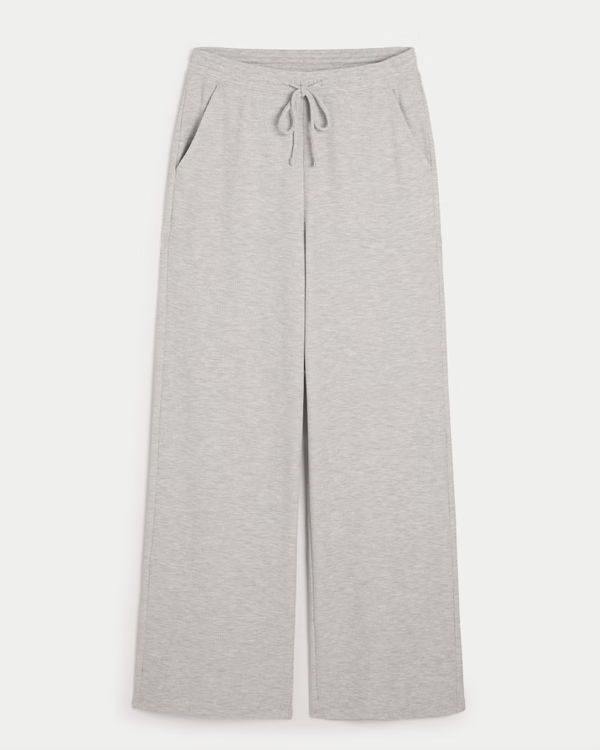Women's Gilly Hicks Waffle Wide-Leg Pants | Women's Sleepwear & Loungewear | HollisterCo.com | Hollister (UK)