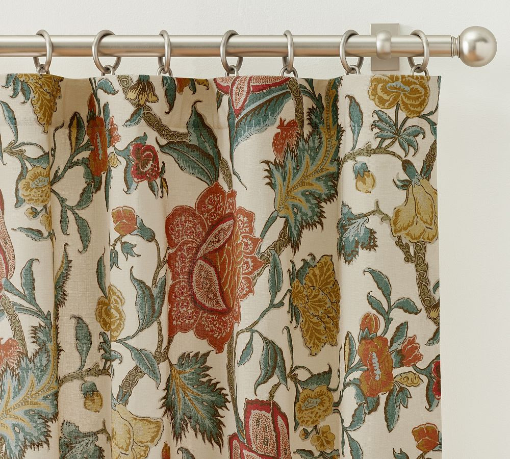 Cynthia Palampore Printed Curtain | Pottery Barn (US)