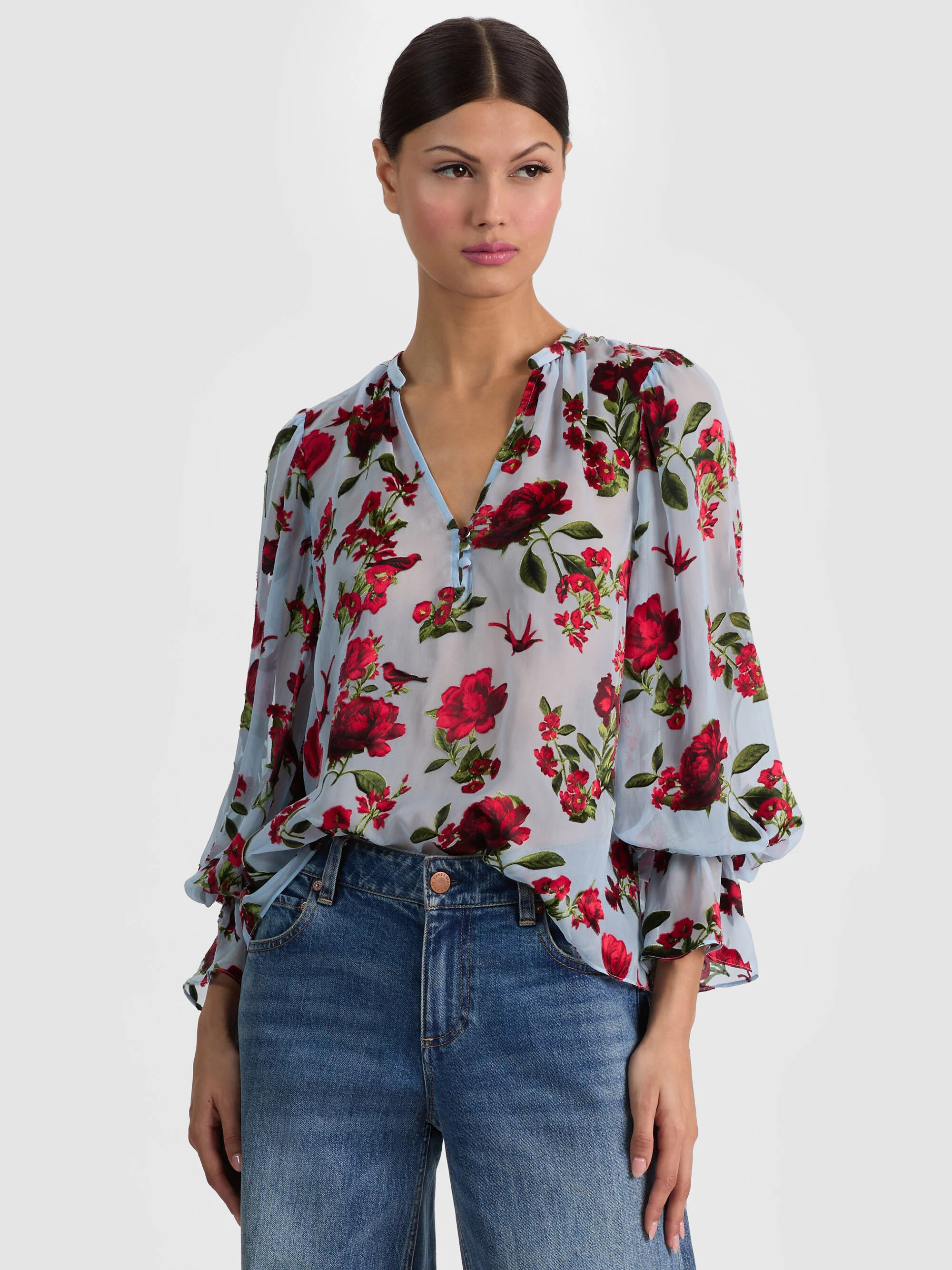 MORANNE BLOUSE | Alice + Olivia