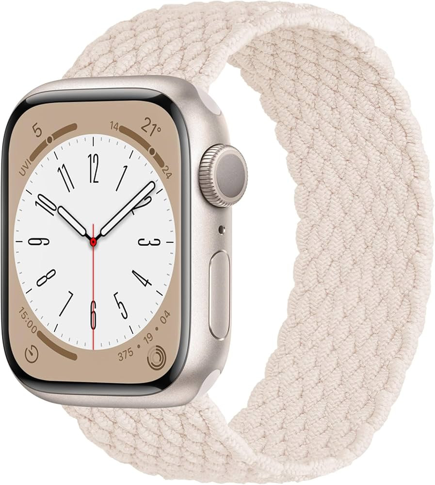 Elastic Band Compatible with Apple Watch Band Series 11/10 42mm, 9/8/7 41mm, 6/5/4 40mm for Women... | Amazon (US)