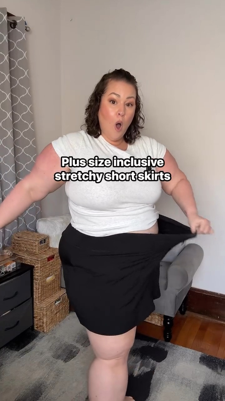 4 pack skirts with built in shorts sets! ✨ Sizes go up to 3XL but are selling out fast. 

#plussizeskirts #skirts 

#LTKPlusSize