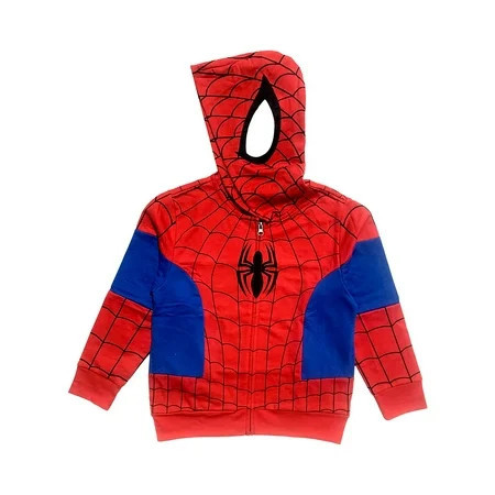 Spiderman Boys' Costume Hoodie, Sizes 2T-16 | Walmart (US)