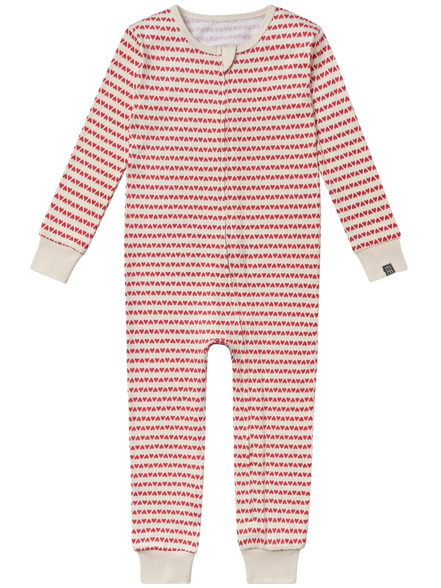 Modern Moments by Gerber Toddler Neutral Valentine´s Day Super Soft One-Piece Pajama, Sizes 12M-... | Walmart (US)