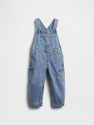 Baby & Toddler Heart Pocket Horseshoe Overalls | Gap (US)