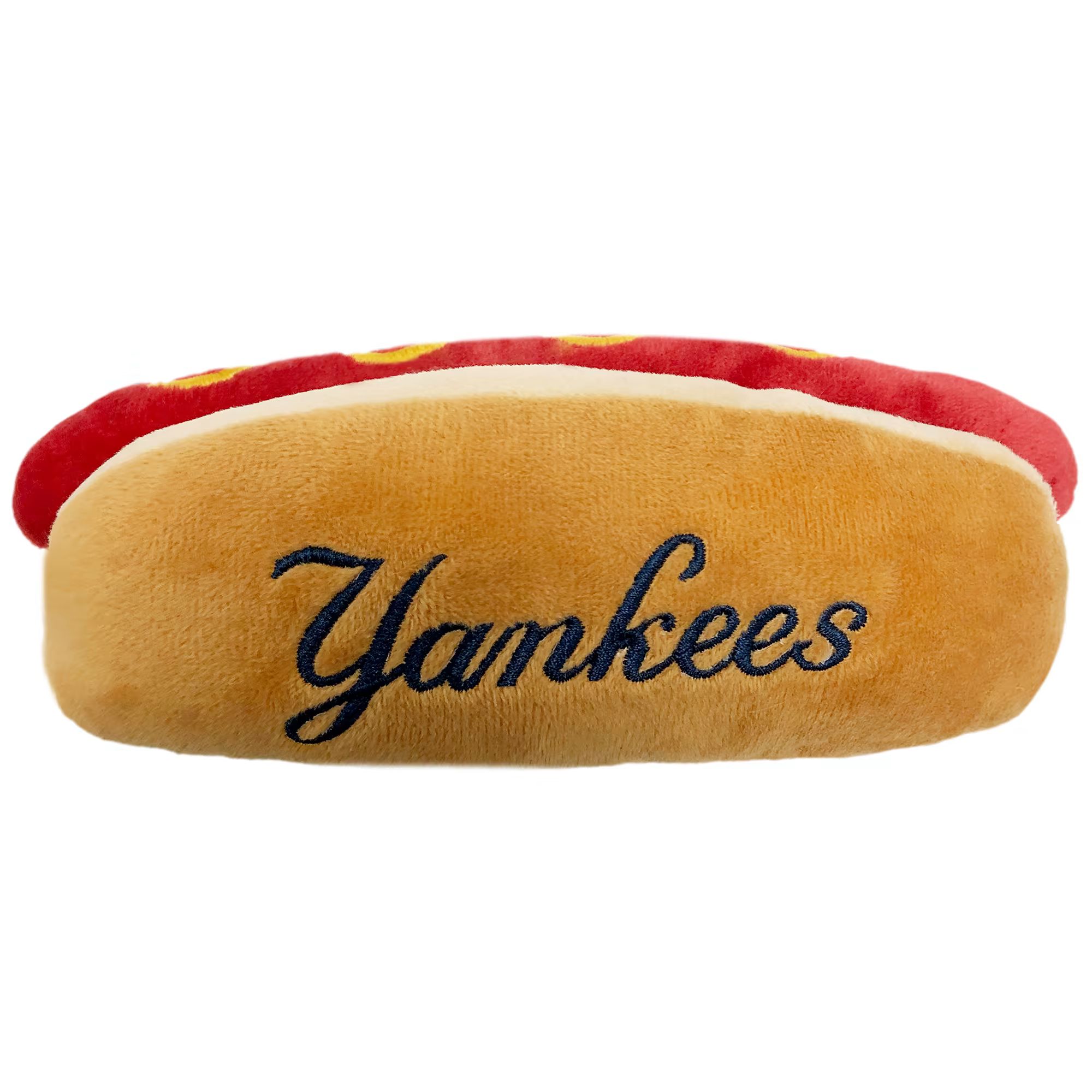 Pets First New York Yankees Hot Dog Toy, Medium | Petco