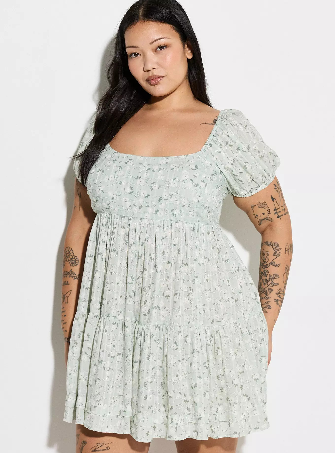 LoveSick Tiered Mini Dress | Torrid (US & Canada)