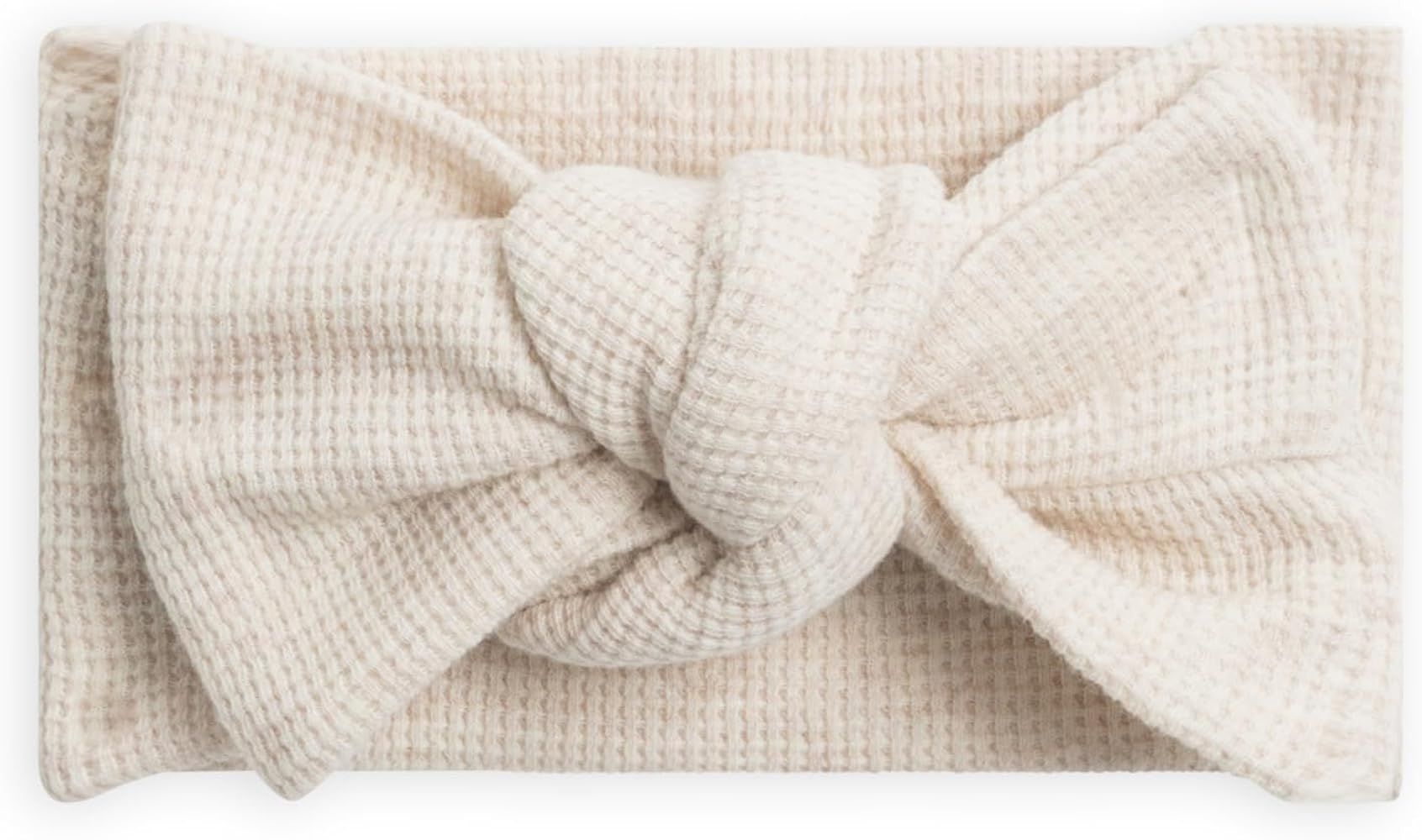 Colored Organics Baby Organic Cotton Hattie Bow Wrap Headband | Amazon (US)