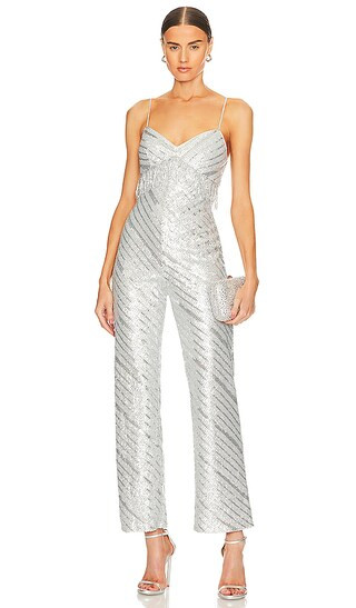 Krysta Jumpsuit in Platinum | Revolve Clothing (Global)