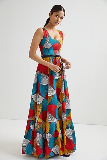 SIKA Geometric Maxi Dress | Anthropologie (US)