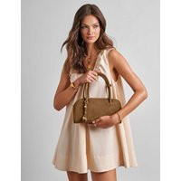 Katie Loxton Suedette Top Handle Bowling Bag Camel | Marks & Spencer (UK)