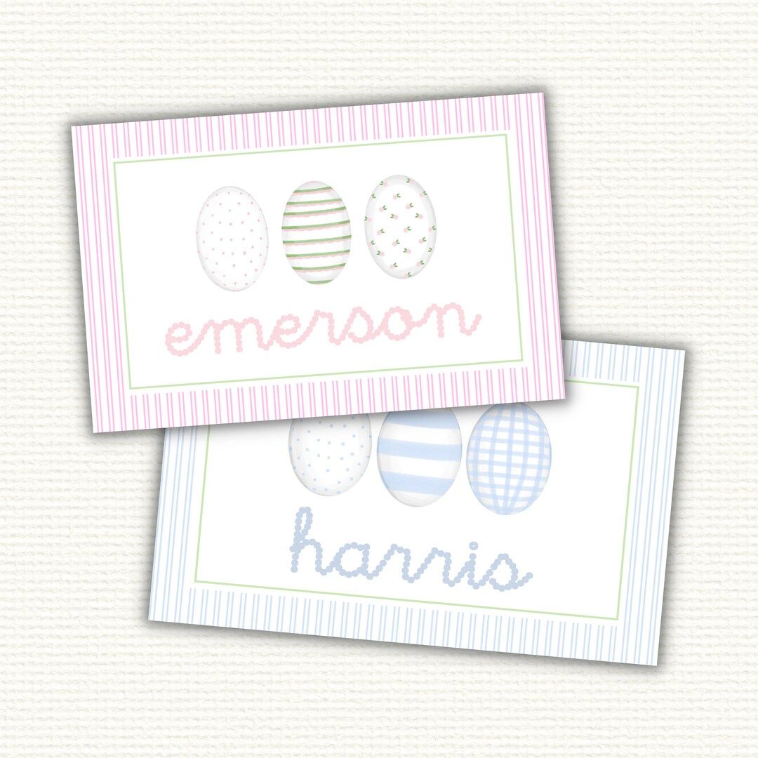 Easter Egg Personalized Placemat | Etsy (US)