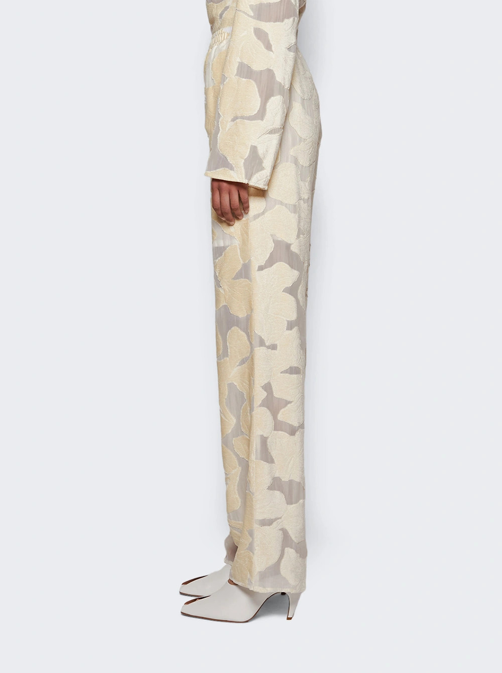 Sheer Pares Pants Ivory | The Webster