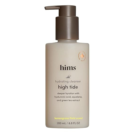 hims High Tide Hydrating Daily Cleanser for Men - Gentle Face Cleanser with Hyaluronic Acid, Squa... | Amazon (US)