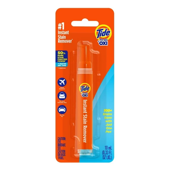 Tide To Go Stain Pen +OXI 1ct | Walmart (US)