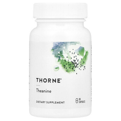 Thorne, Theanine, 90 Capsules (200 mg per Capsule) | iHerb