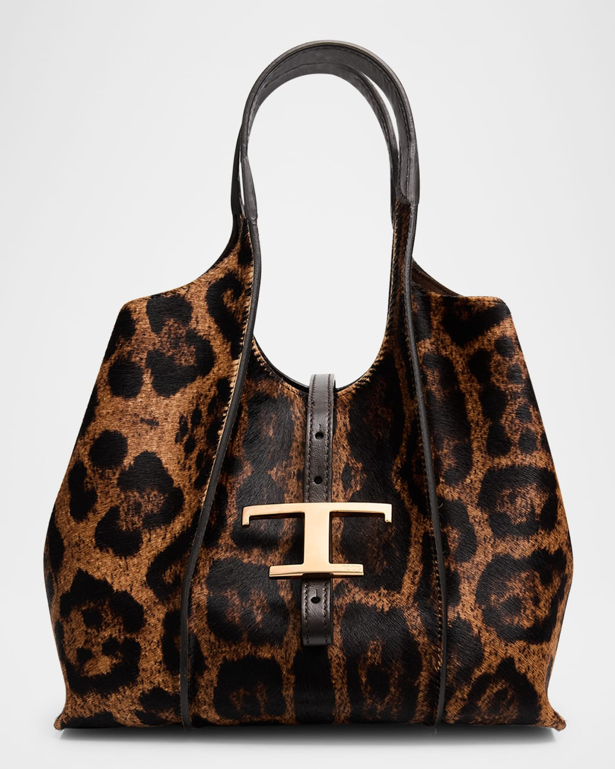 Animal-Print Calf Hair Shopping Tote Bag | Neiman Marcus