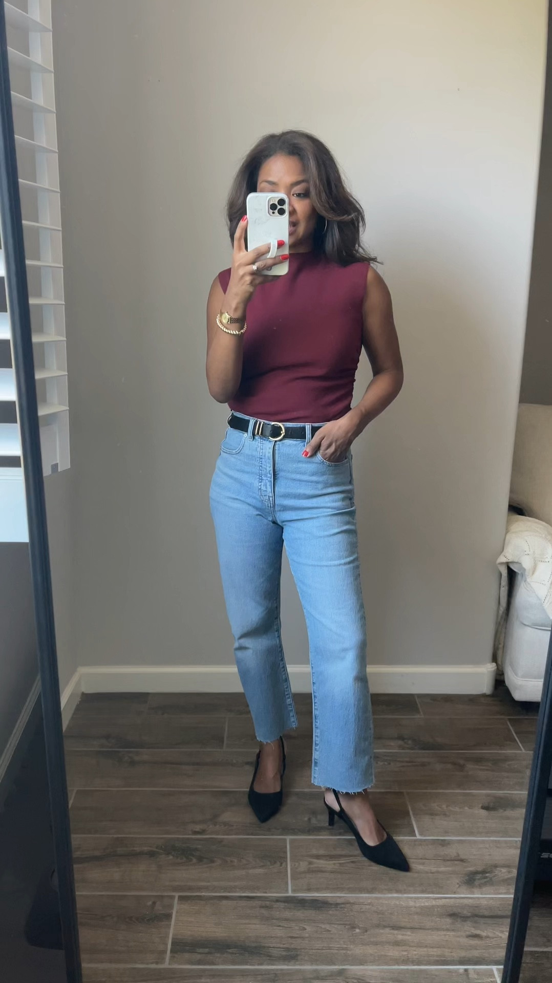 NSALE LAST DAY! My Madewell jeans are amazing and such a great light wash. I have cut a hem at the bottom since I they ran a bit long on me but I do have shorter legs. I’m 5.5” and I’m wearing a size 26 

#LTKFindsUnder50 #LTKFindsUnder100 #LTKxNSale