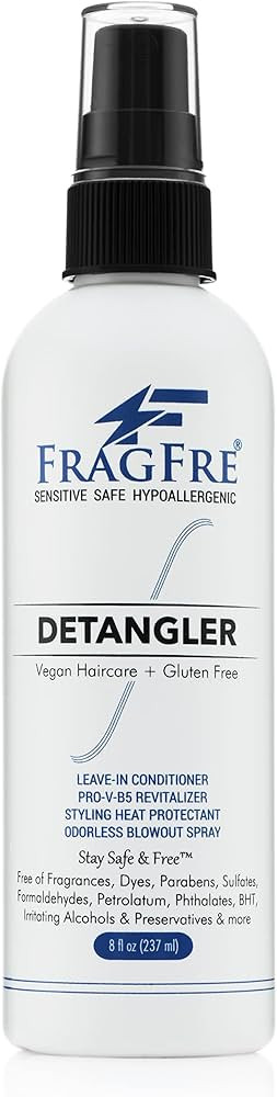 Hair Detangler Spray 8 oz - Leave in Conditioner for Sensitive Skin and Scalp - Styling Heat Prot... | Amazon (US)