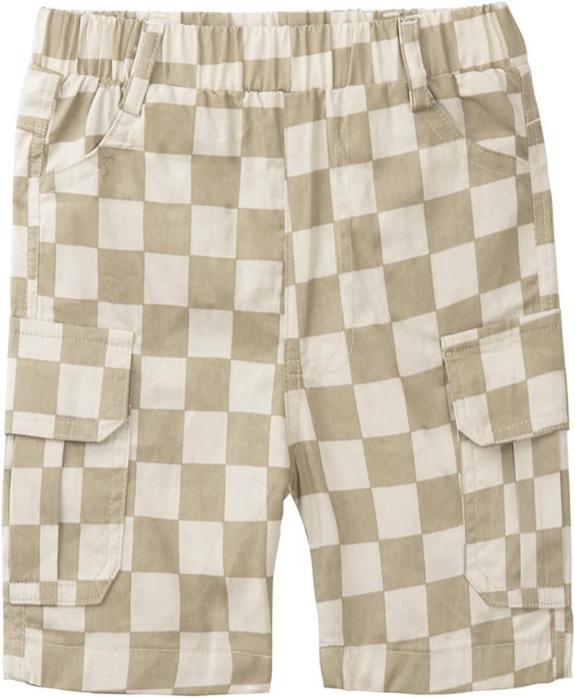 Mud Kingdom Little Boys Twill Cargo Shorts Summer Holiday | Amazon (US)