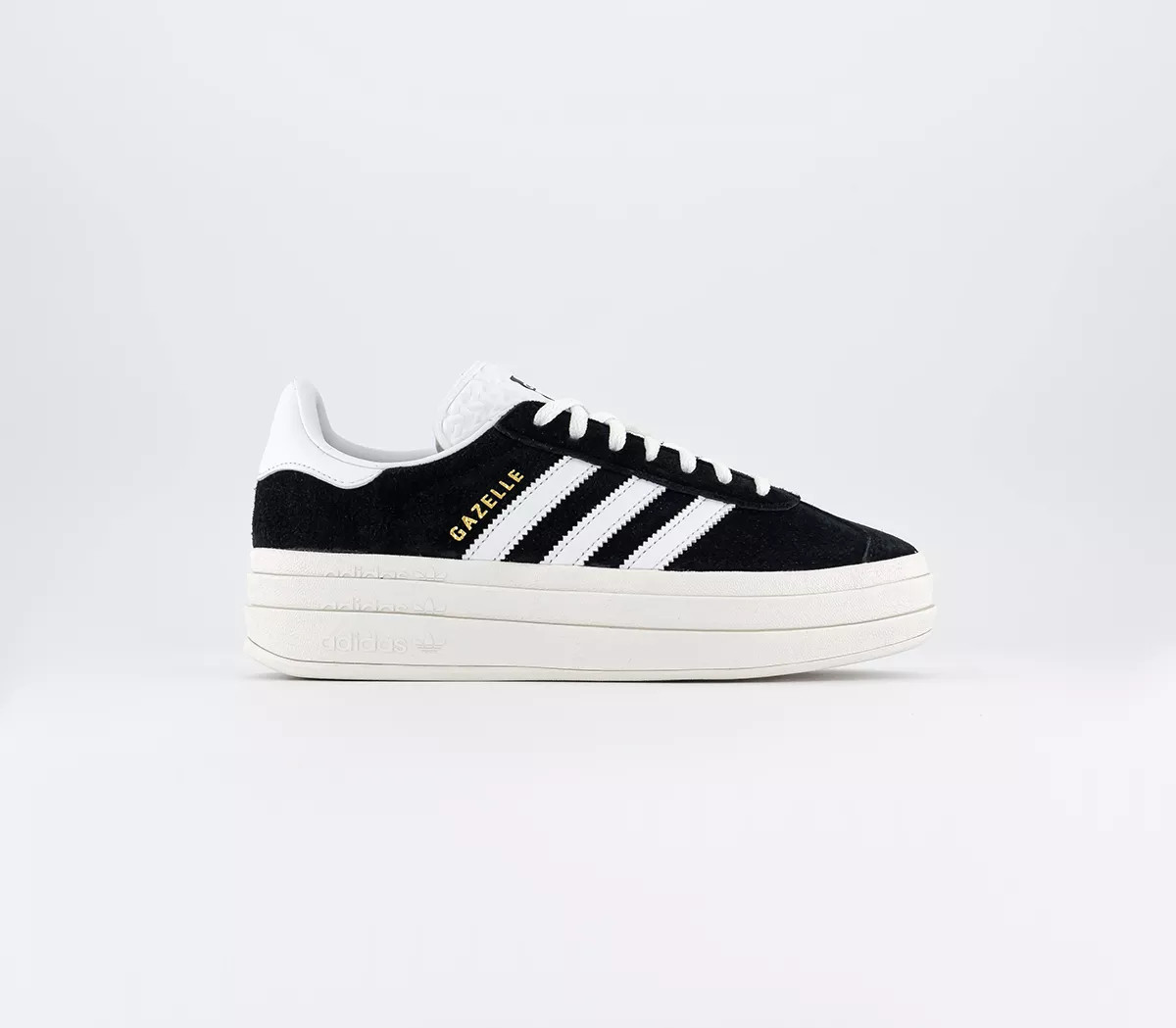 adidas
								Gazelle Bold W Trainers
								Core Black Core White Semi Lucid Blue | OFFICE London (UK)