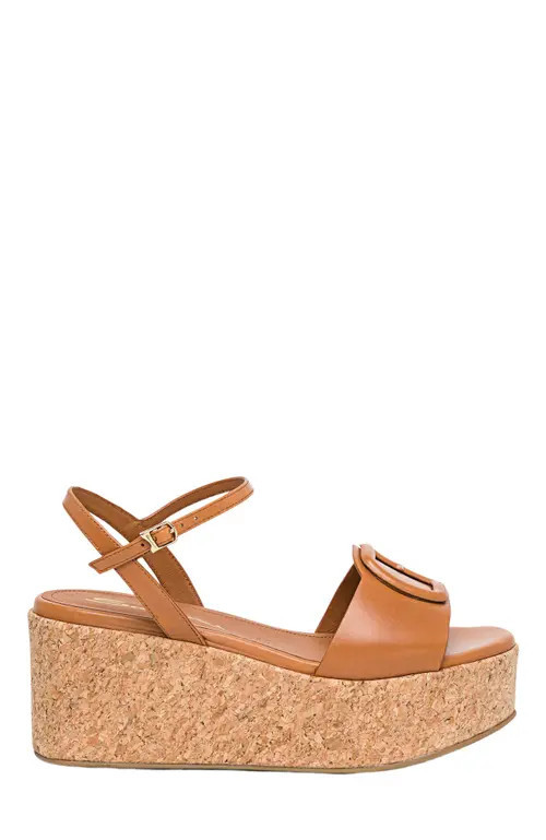 Santoni Women's wedge in Light Brown at Nordstrom, Size 8.5 | Nordstrom