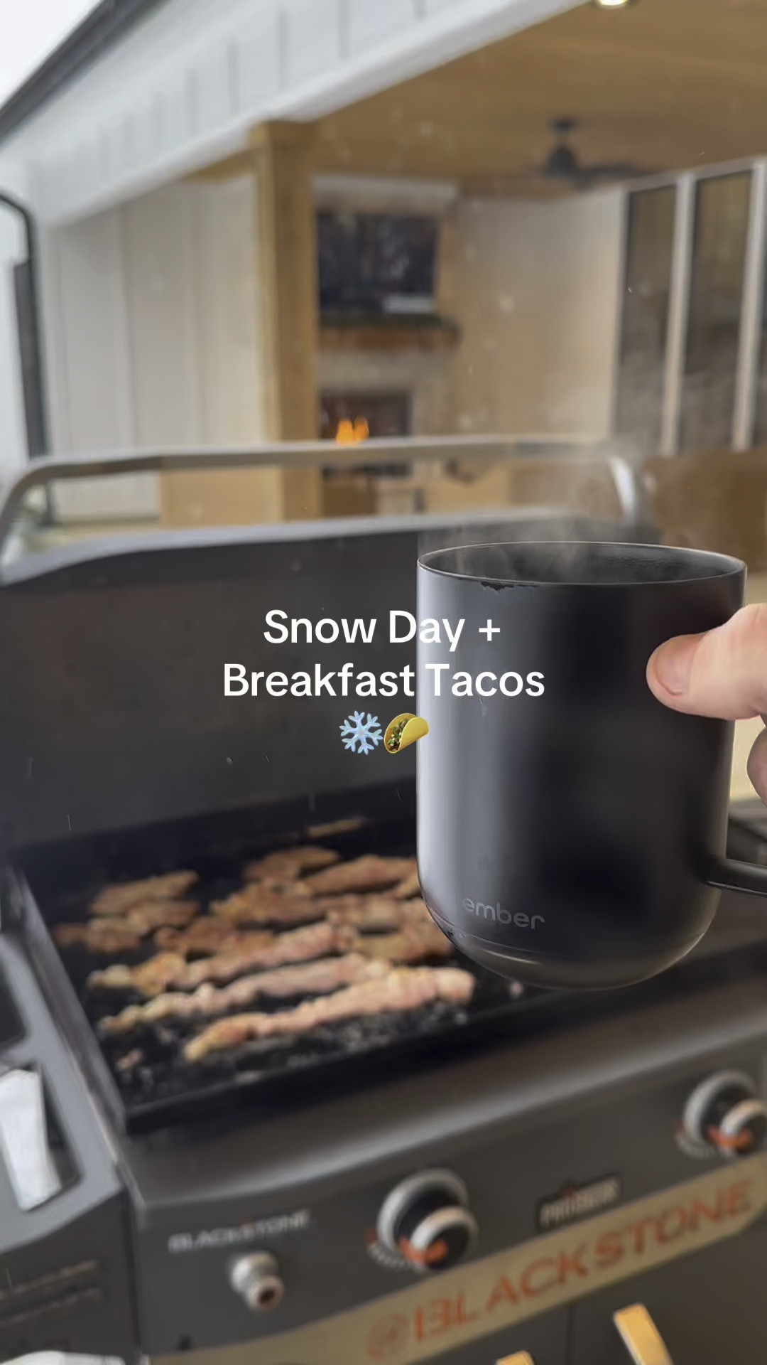 Snow day breakfast tacos on the Blackstonee

#LTKHome #LTKMens