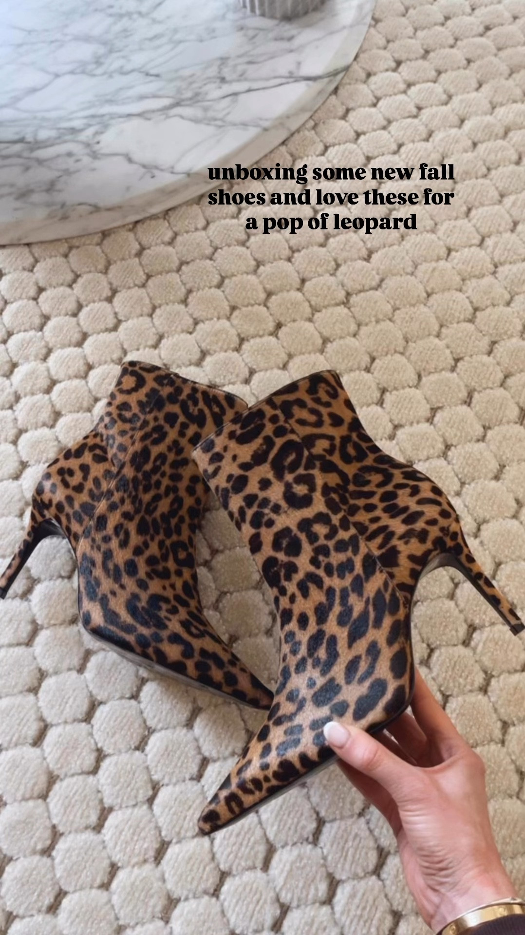 The perfect leopard bootie. Fit tts 