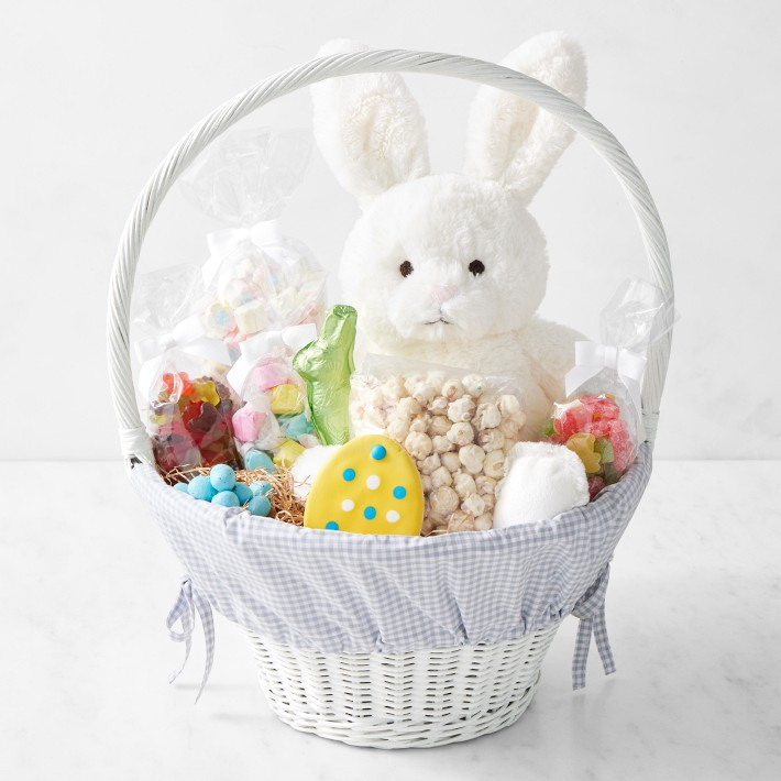 Pottery Barn Kids x Williams Sonoma Large Classic Gingham Easter Basket | Williams-Sonoma