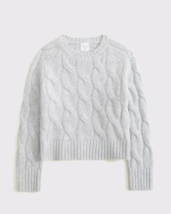 cable crew sweater | Abercrombie & Fitch (US)