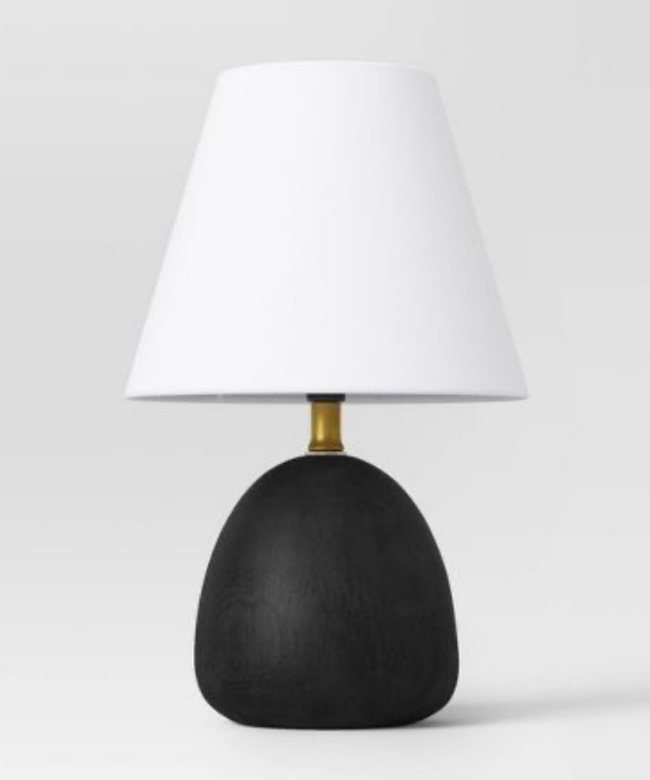Faux Wood Mini Table Lamp Black

#LTKfindsunder50 #LTKhome