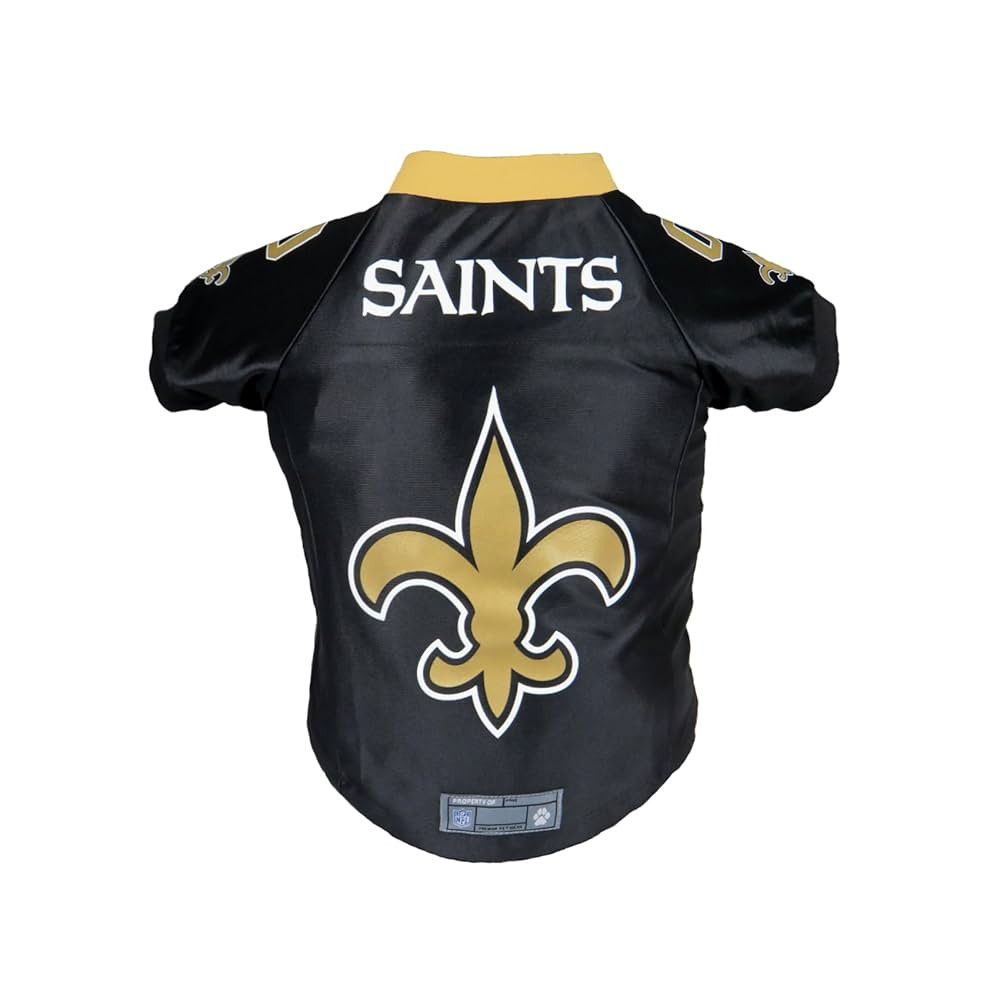 Littlearth NFL New Orleans Saints Premium Pet Jersey, Team Color, Small | Amazon (US)