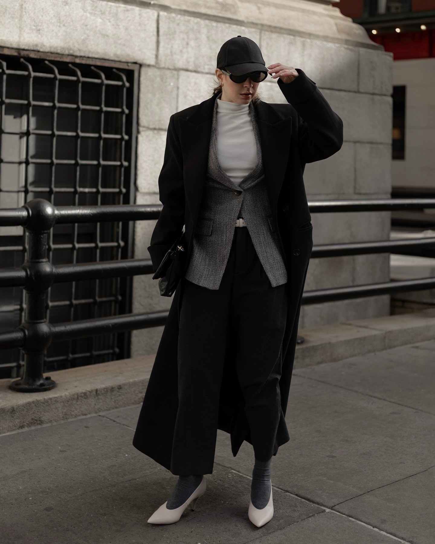 If I were a superhero, this would be my uniform: 
a sleek turtleneck, a structured blazer, an oversized coat for drama, tailored pants for precision, and a hat to top it all off — because I can’t save the world without slaying ⚡️ 

#LTKWorkwear #LTKSeasonal #LTKShoeCrush