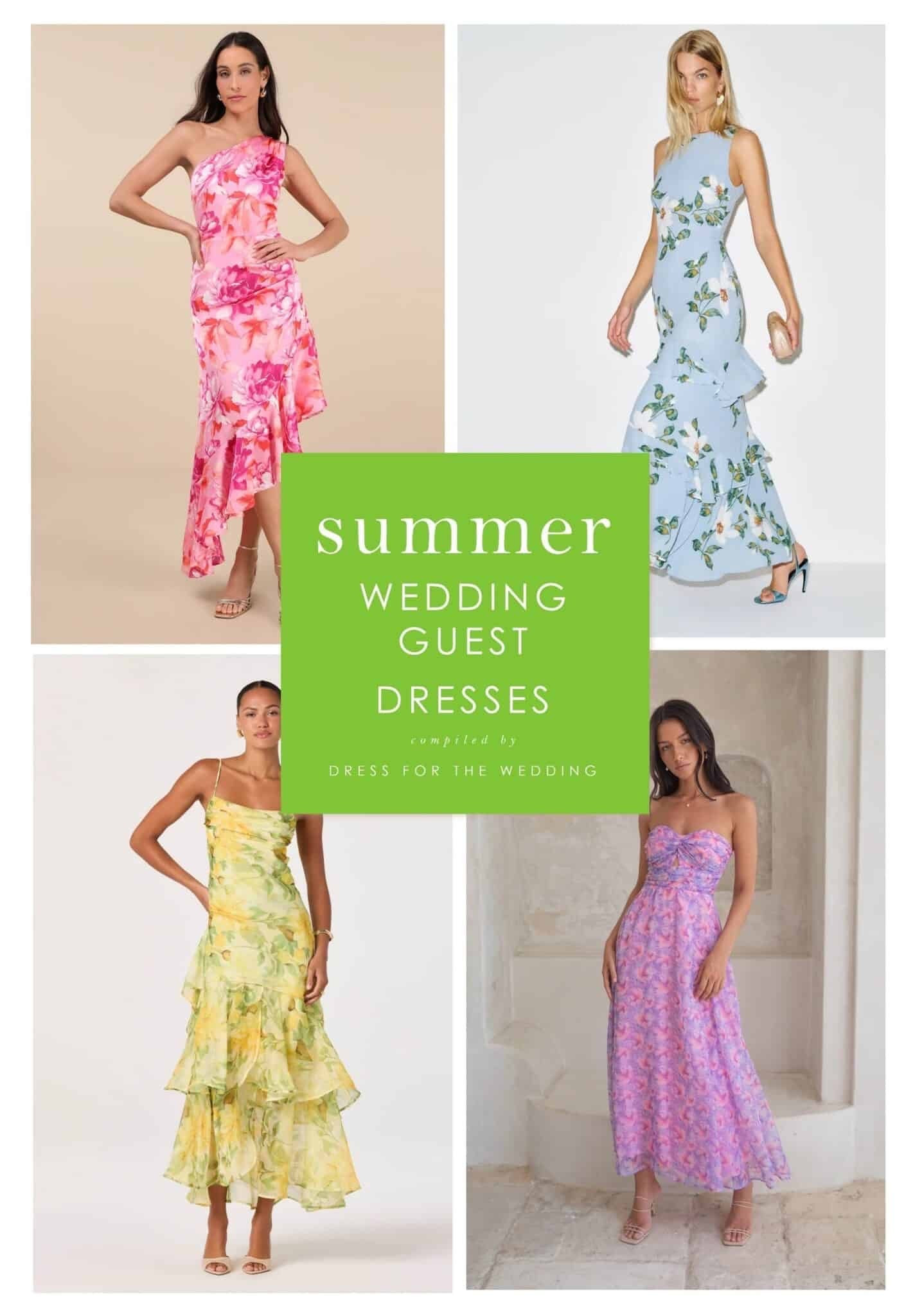 Colorful wedding guest dresses for summer weddings! Midi dresses, cocktail dresses, and maxi dresses for semi formal and formal weddings. Over 30 pretty summer wedding guest dress ideas! Follow Dress for the Wedding for cute dresses, sale alerts, wedding style and decor! Visit us at dressforthewedding.com for more!
@Lulus 
@ASTR the Label 
@Hello Molly @Reformation

#LTKgrwm #LTKWedding #LTKSeasonal

#LTKdayinmylife #LTKootd #LTKWedding