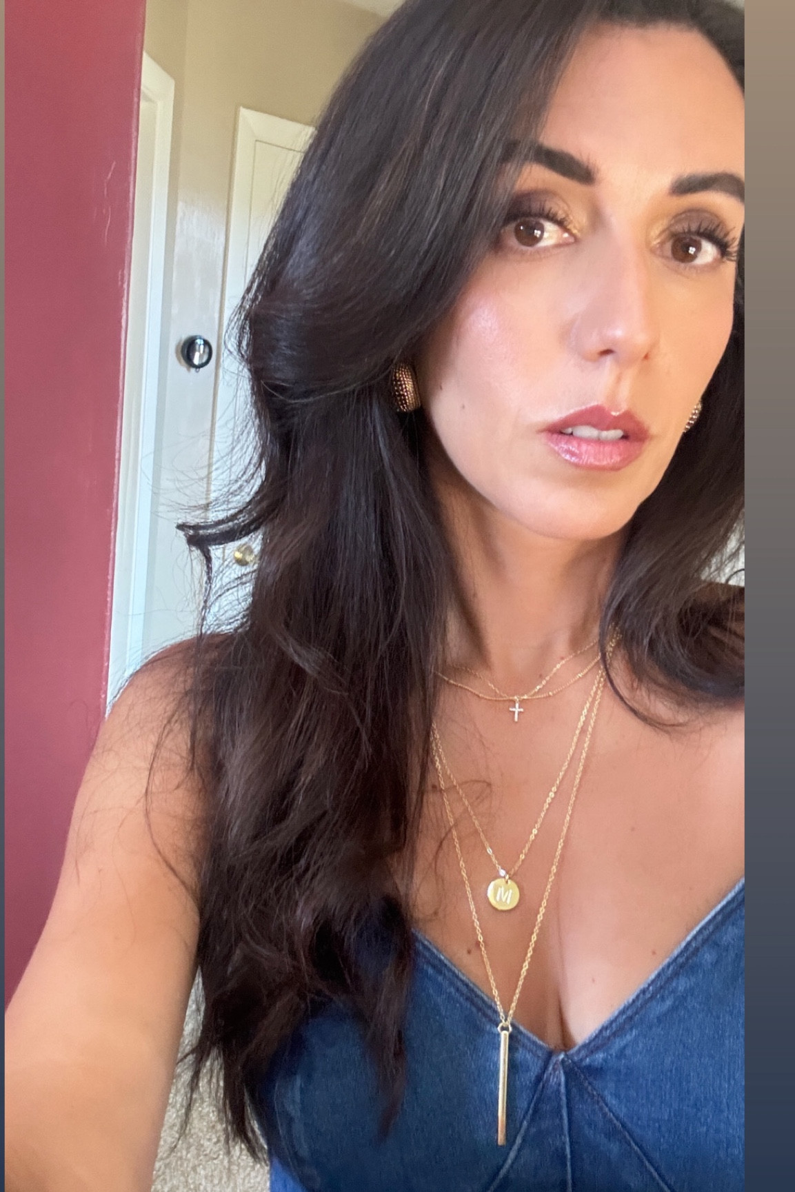 I’ve linked this Amazon necklace which is a layered necklace but has individual chains. The cross is mine but the three other chains are individual and can be layered. 

You can personalize the necklace as well with your initial so mine has an “M” ❤️ 

#LTKStyleTip