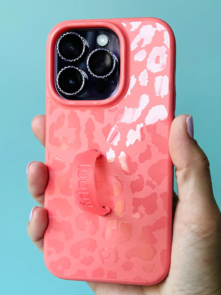 Coral Leopard | Loopy Cases