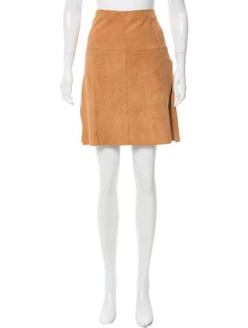 Dolce & Gabbana Suede Mini Skirt w/ Tags | The Real Real, Inc.