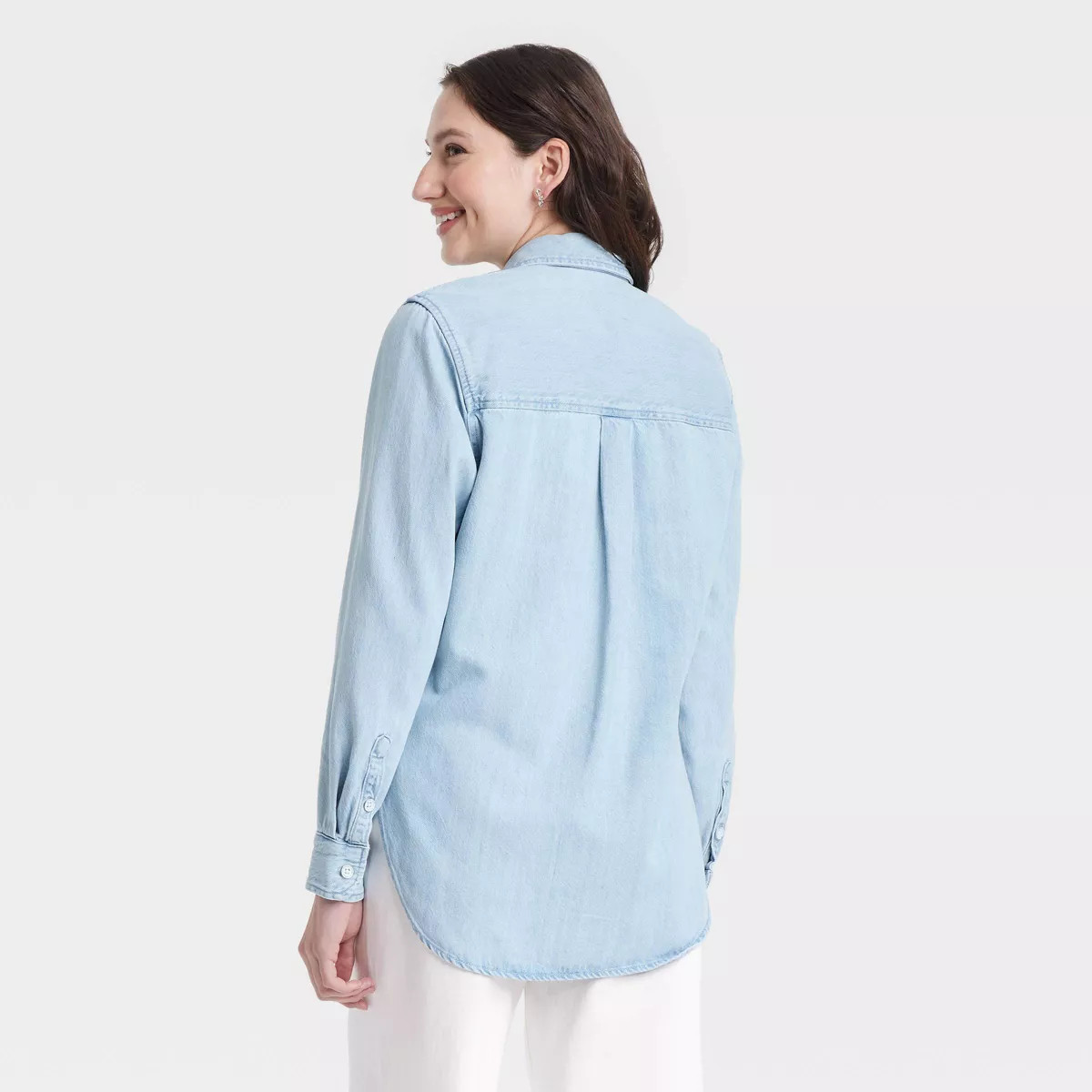 Women's Relaxed Fit Denim Button-Down Shirt - Universal Thread™ | Target